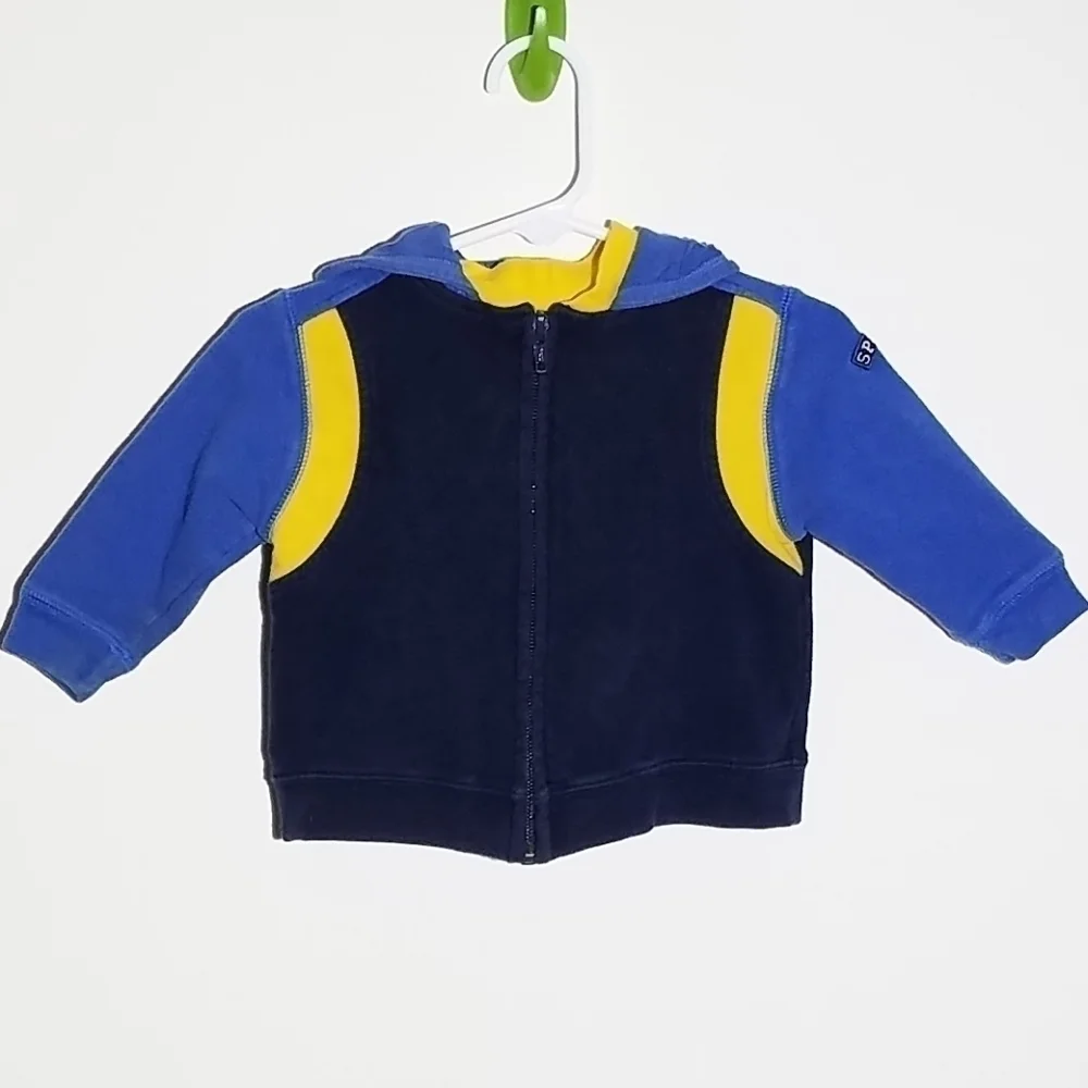 Cotton Sports Color Block Hoodie Sports 12m